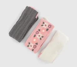 Floral Tights 3 Pack