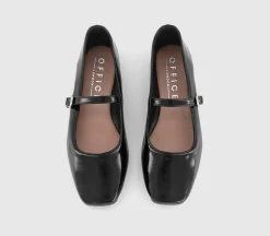Flourish Square Toe Mary Jane Ballet Pumps