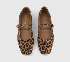 Flourish Square Toe Mary Jane Ballerinas