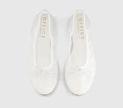 Flutter Mesh Bow Ballerina Flats