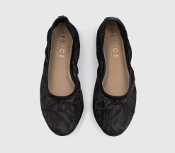 Flutter Mesh Bow Ballerinas