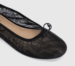 Flutter Mesh Bow Ballerinas