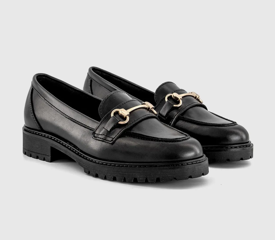 Fontana Cleated Sole Snaffle Loafers