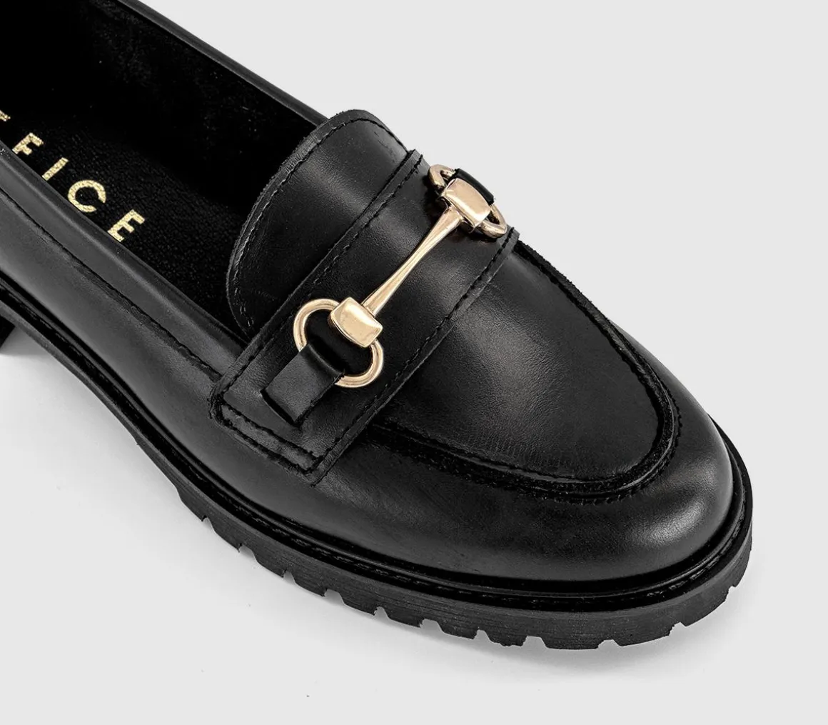 Fontana Cleated Sole Snaffle Loafers