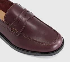 Forerro Square Toe Penny Loafers