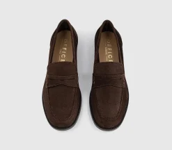 Forerro Square Toe Penny Loafers