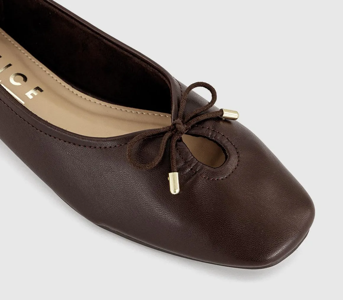 Freya Bow Ballerina Shoes
