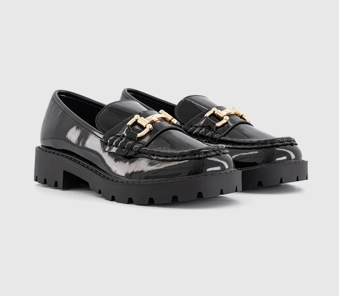 Gabriella Chunky Patent Kids Loafers