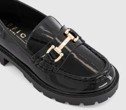 Gabriella Chunky Patent Kids Loafers