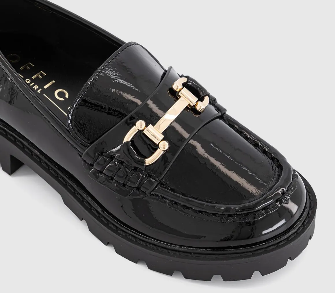 Gabriella Chunky Patent Kids Loafers