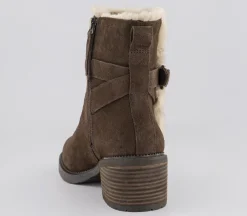 Hailey Buckle Ankle Boots