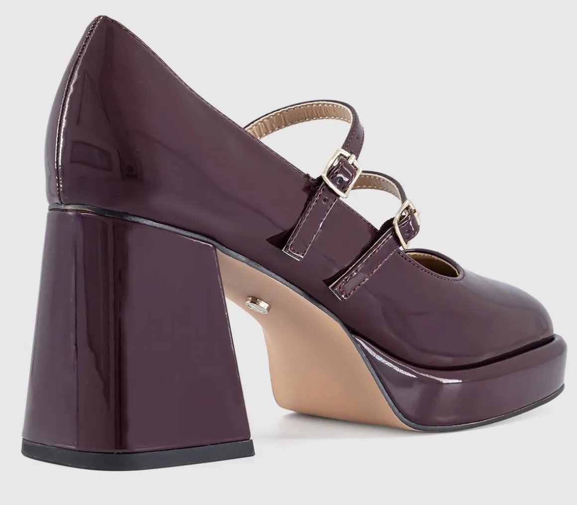 Haisley Platform Mary Jane Heels