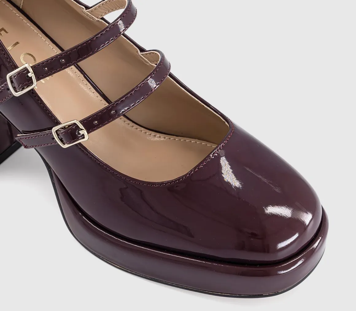 Haisley Platform Mary Jane Heels