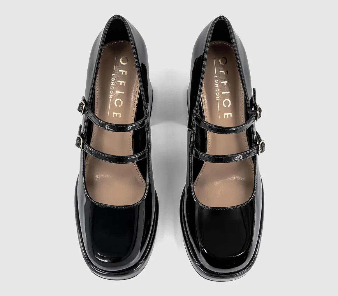 Haisley Platform Mary Jane Heels