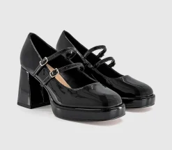 Haisley Platform Mary Jane Heels