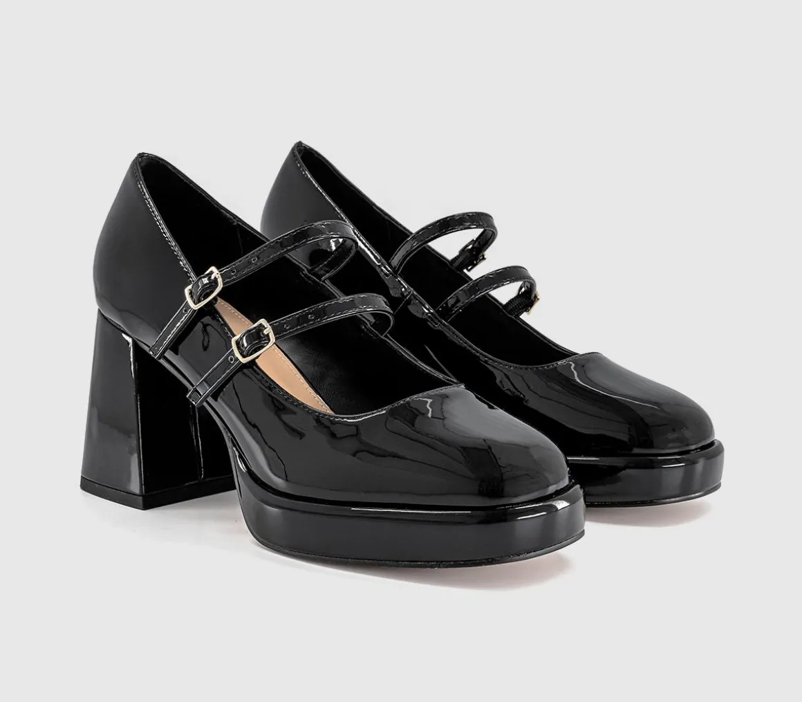 Haisley Platform Mary Jane Heels