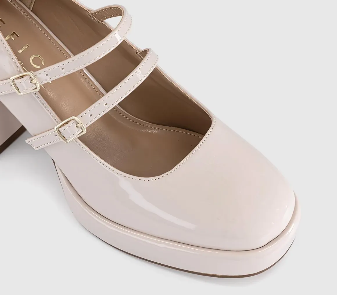 Haisley Platform Mary Jane Heels