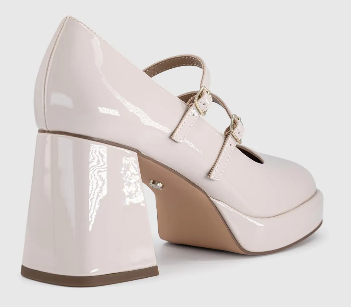 Haisley Platform Mary Jane Heels
