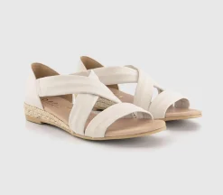 Hallie Cross Strap Espadrille Sandals