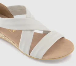 Hallie Cross Strap Espadrille Sandals