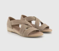 Hallie Cross Strap Espadrille Sandals