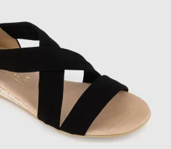Hallie Cross Strap Espadrille Sandals