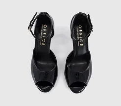 Harlequin Peep Toe Heeled Sandals