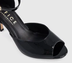 Harlequin Peep Toe Heeled Sandals