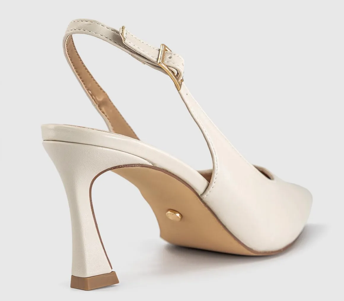 Harley Buckle Slingback Court Heels
