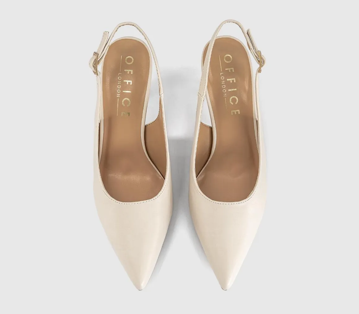 Harley Buckle Slingback Court Heels