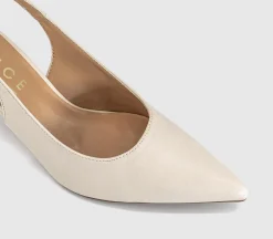 Harley Buckle Slingback Court Heels