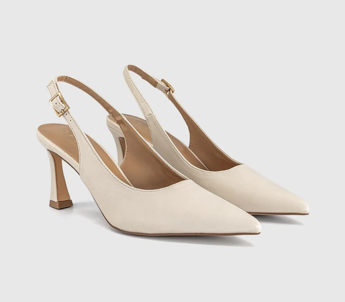 Harley Buckle Slingback Court Heels