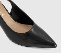 Harley Buckle Slingback Court Heels