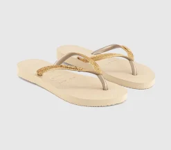 Havaianas Kids Slim Glitter II Flip Flops