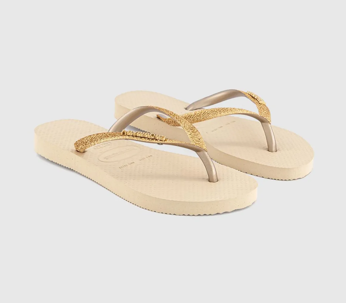 Havaianas Kids Slim Glitter II Flip Flops