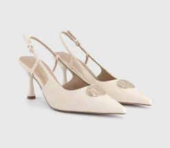 Hazel Trim Detail Slingback Court Heels