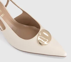 Hazel Trim Detail Slingback Court Heels