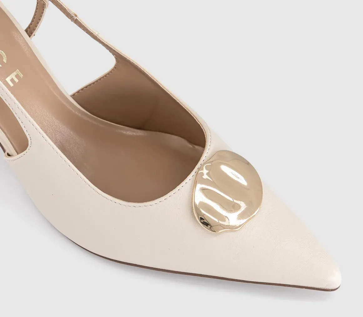 Hazel Trim Detail Slingback Court Heels