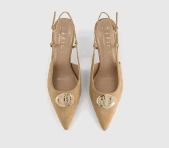 Hazel Trim Detail Slingback Court Heels