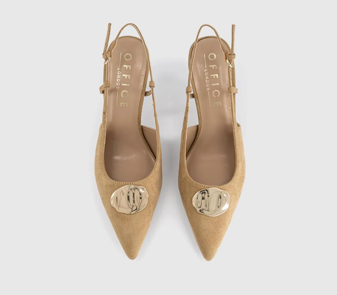 Hazel Trim Detail Slingback Court Heels