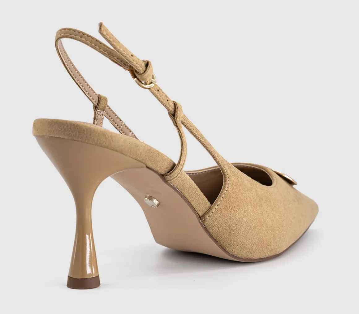Hazel Trim Detail Slingback Court Heels