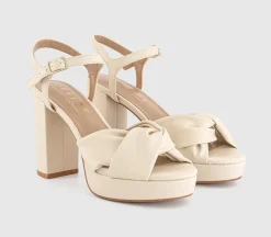 Helena Knotted Platform Sandals