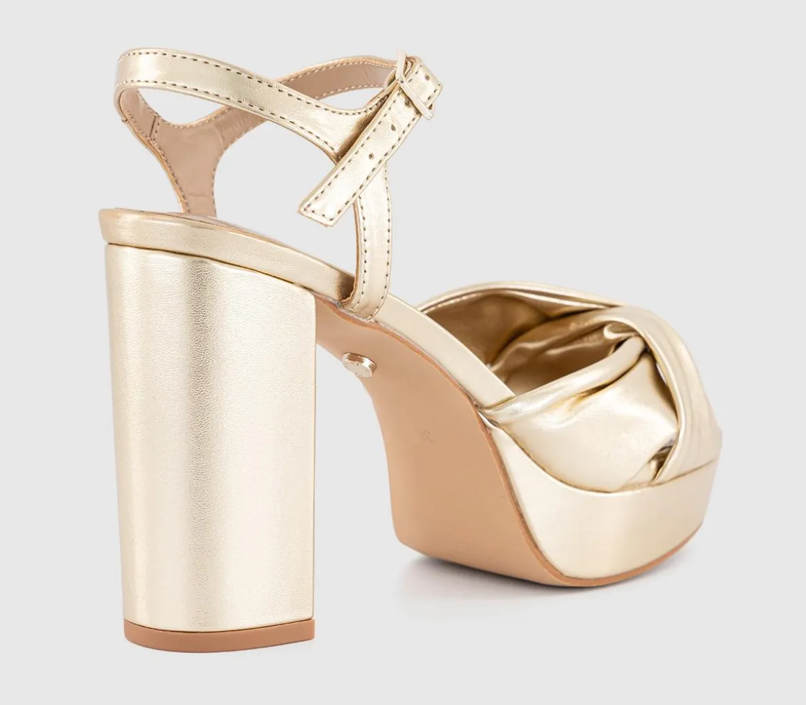 Helena Knotted Platform Sandals