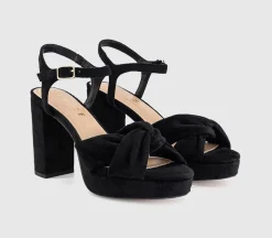 Helena Knotted Platform Sandals