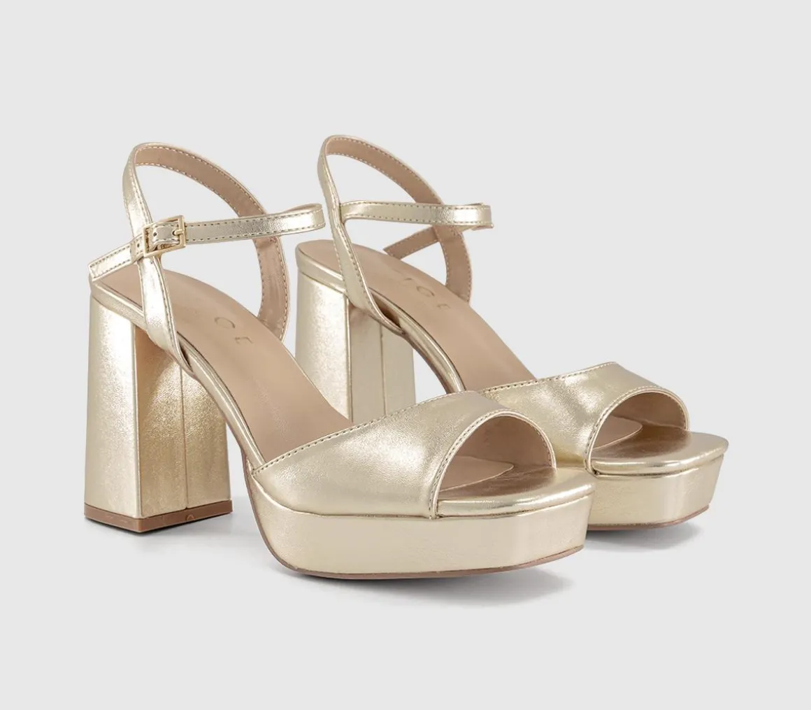 Helix Two Part Platform Heeled Sandals