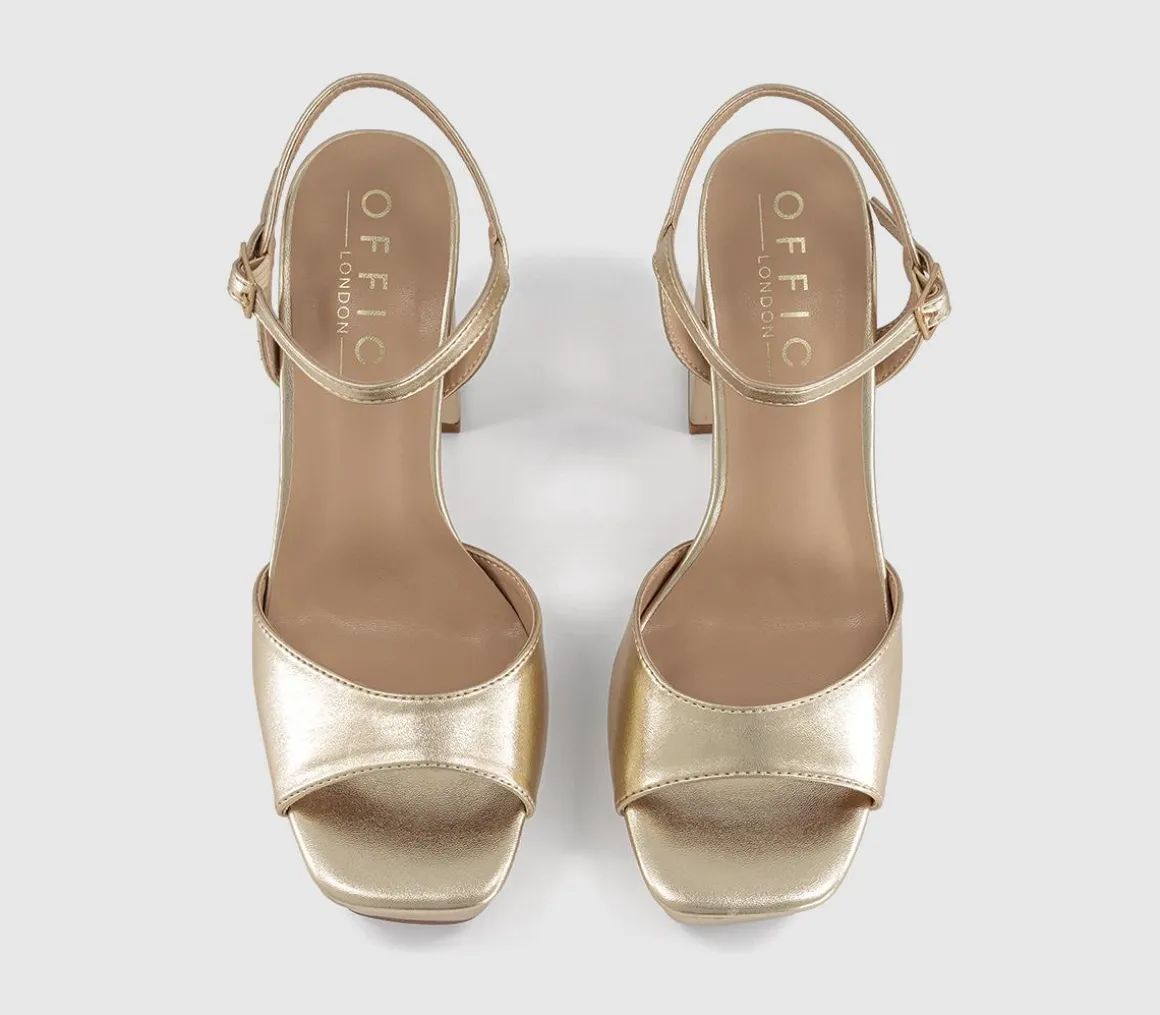 Helix Two Part Platform Heeled Sandals