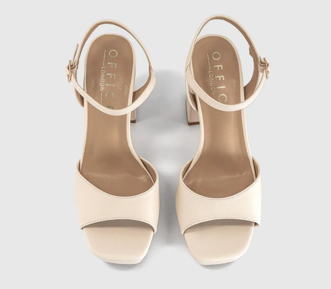 Helix Two Part Platform Heeled Sandals