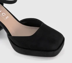 Hey Day Two Part Embellished Buckle Platform