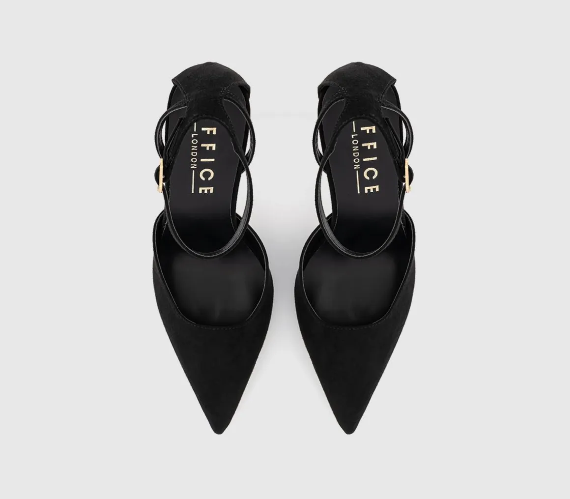 Hideaway Two Part Cut Out Court Heels
