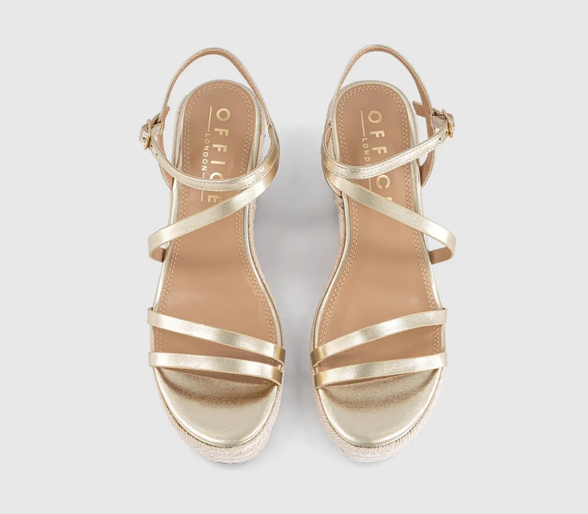 Holland Strappy Espadrille Wedges